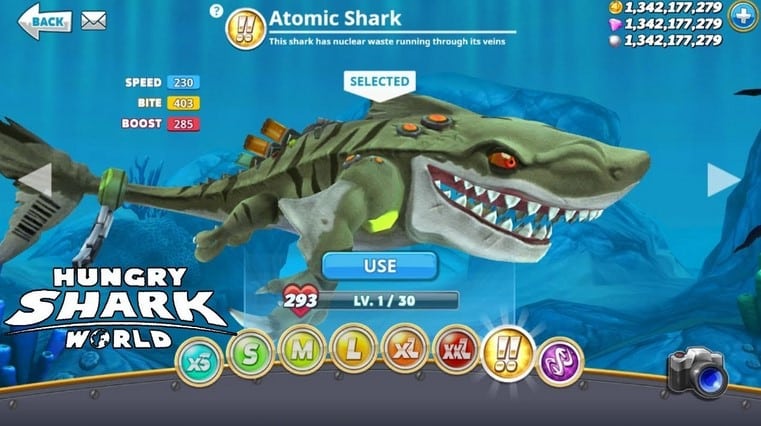 Review Hungry Shark World Mod Apk